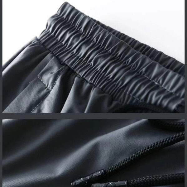 Summer Quick-drying Ice Silk Casual Pants Men's Ultra-thin Elastic Nine-point Pants Loose Drape Solid  Beam Feet Pants 7XL - Image 4